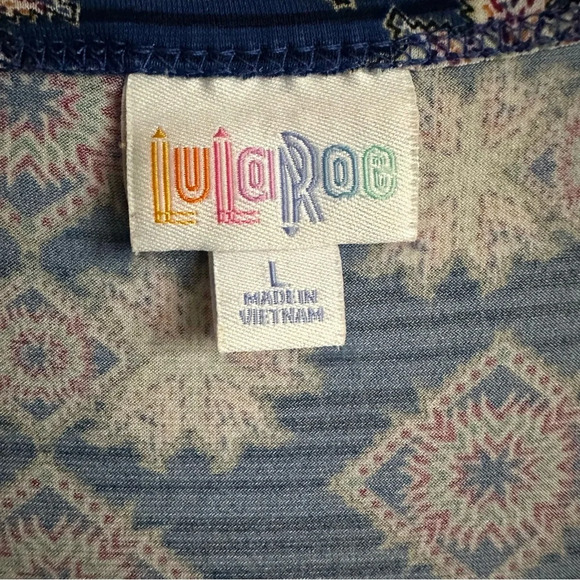 LulaRoe Nicole Aztec Dress XXS‎ - Picture 3 of 5